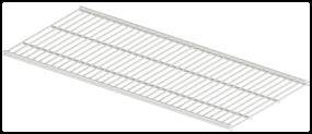 img 3 attached to Rack Titanium GS Set of 6 shelves GS-350 / GS-450, material: metal, WxDxH: 240x35x115.6 cm, White RAL 9016