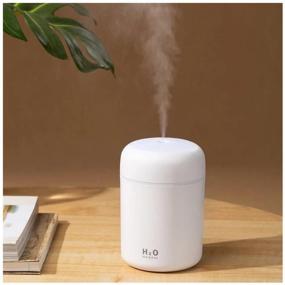 img 1 attached to Goodly Humidifier H2O: Portable LED Air Humidifier, 300 ml, White - The Perfect Solution for Clean, Moisturized Air