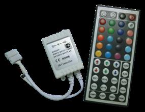 img 1 attached to Ecola LED strip controller, RGB, 12V-72W, 24V-144W, 6A, and/to remote control