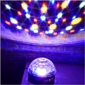 img 3 attached to Ultimate Party Entertainment: LED Disco Ball with MP3 Player, Music Projector - Bluetooth, Remote, and USB Compatibility