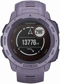 img 3 attached to 🌸 45mm Orchid Garmin Instinct Solar Smart Watch