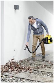 img 3 attached to Профессиональный пылесос KARCHER WD 1 Compact Battery, 230 Вт, желтый/черный