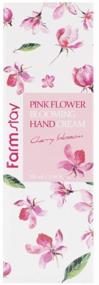 img 3 attached to Farmstay Pink flower blooming Cherry blossom hand cream, 100 ml