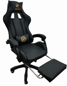 img 3 attached to Кресло игровое компьютерное CHAIRMAN-110F Black