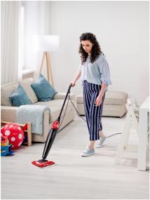 img 1 attached to 🧼 Vileda Steam Mop: The Ultimate Black/Red Floor Cleaning Solution