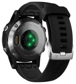 img 2 attached to Garmin Fenix 5S Plus Wi-Fi NFC Smart Watch, Silver/Black