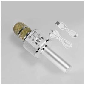 img 3 attached to Hoco BK3 Cool Sound Karaoke Microphone Gold