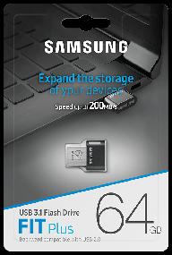 img 3 attached to Samsung USB 3.1 Flash Drive FIT Plus 64 GB, 1 pc, black