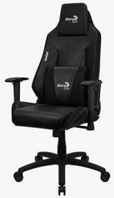 img 3 attached to Computer chair AeroCool Admiral gaming, upholstery: faux leather, color: smoky black