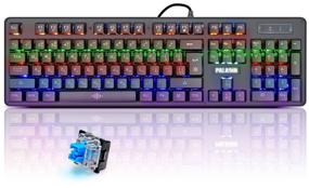 img 3 attached to Gaming keyboard Defender Paladin GK-370L Black Orange Blue, black