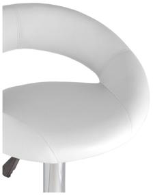 img 2 attached to Chair STOOL GROUP Cooper, metal/faux leather, white/silver