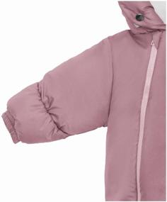 img 3 attached to Overalls-transformer winter fur AMAROBABY Snowy Travel, pink, size 68