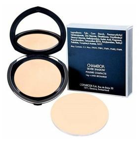 img 3 attached to Chambor Silver Shadow Compact Powder with RR2 Rose Pale Refill