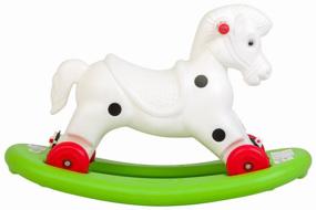 img 3 attached to Pilsan Rocking Horse Wheelchair (01000) white/green/red