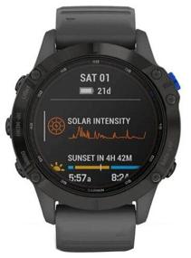 img 3 attached to Garmin Fenix 6 Pro Solar Wi-Fi NFC Smart Watch, Black/Grey