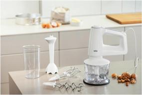 img 3 attached to 👩 Braun HM 3107 White Mixer - Efficient and Stylish Kitchen Appliance