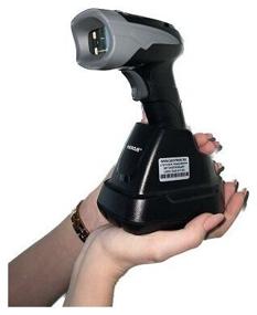 img 2 attached to 📱 Heroje S-H29W Wireless Barcode Scanner with Gift - Wireless 2.4GHz - Black - EGAIS - QR/Data Matrix - KB, VCOM