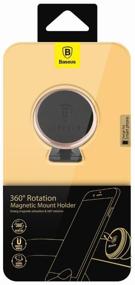 img 3 attached to Magnetic Holder Baseus 360-degree Rotation Magnetic Mount Holder Luxury Black/Gold