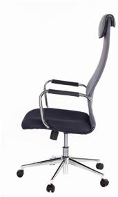 img 3 attached to Исполнительное компьютерное кресло Bureaucrat KB-9N, обивка: сетчатая/искусственная кожа, цвет: серый