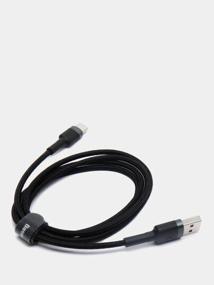 img 3 attached to USB to USB Type-C Cable 0.5m Baseus Cafule Series - Black/Grey (CATKLF-AG1)