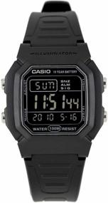 img 3 attached to Wrist watch CASIO Wrist watch Casio W-800H-1BVES, black