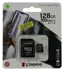 img 3 attached to Kingston microSDXC 128GB Class 10, V10, A1, UHS-I U1, R 100MB/s Memory Card, SD Adapter, 1 pc.