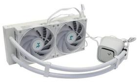 img 1 attached to Water cooling system for Deepcool LS520 processor, white/ARGB