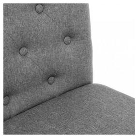 img 3 attached to Chair Woodville Amelia, solid wood/textile, color: dark walnut/fabric gray