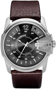 img 3 attached to Wrist Watch DIESEL Master Chief DZ1206 Quartz, waterproof, arrow light, anti-glare glass, silver