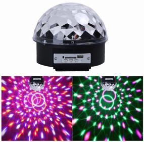 img 3 attached to 🎉 Revitalize Your New Year's Celebrations with the Ultimate Magic Ball Disco Light – Featuring Remote Control, Bluetooth, and USB Flash Drive Support