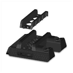 img 3 attached to 🎮 TP4-882 Black Dobe Multifunctional Cooling Stand for PlayStation 4 Pro/Slim - Enhances Cooling Performance