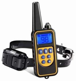 img 1 attached to Electronic collar for dog training with remote control / Anti-barking collar for dogs /