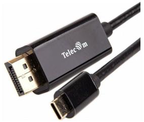 img 3 attached to Adapter cable USB3.1 Type-Cm --> DP(m) 4K@30Hz, 1.8m, Telecom