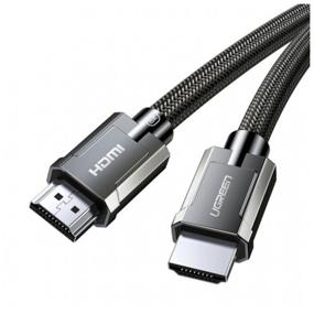 img 1 attached to UGREEN 8K HDMI 2.1 Male To Male Cable Zinc Alloy Shell Braided 2m HD135 (70321) (Gray)