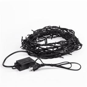 img 3 attached to Garland NEON-NIGHT Twinkle Light, 10 m, 100 lights, multi-colored/black wire