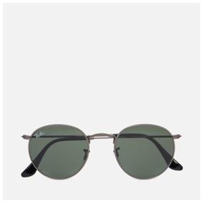 img 3 attached to Ray-Ban Round Metal Sunglasses silver, Size 50mm