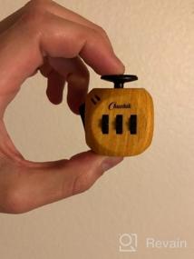 img 5 attached to Бело-голубой куб Fidget Cube - лучшая настольная игрушка для детей и взрослых для уменьшения беспокойства и снятия стресса