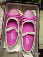 img 1 attached to ✨ Sparkle in Style: Oshkosh B'gosh Ballet Silver Toddler Girls' Shoes review by Frank Chinchilla