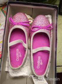 img 6 attached to ✨ Sparkle in Style: Oshkosh B'gosh Ballet Silver Toddler Girls' Shoes