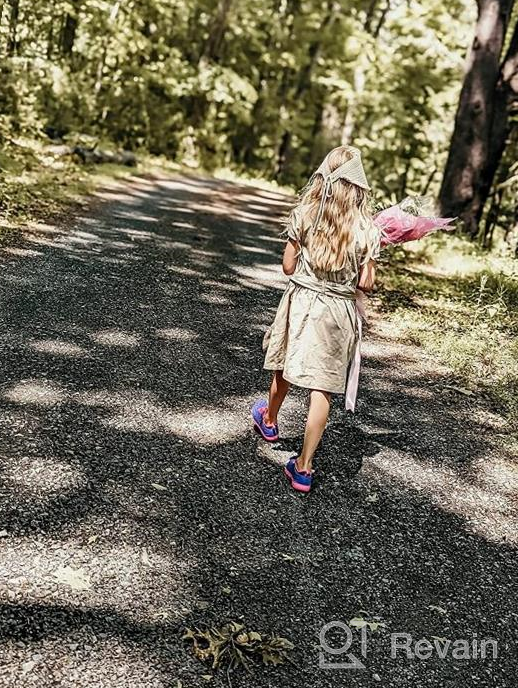 img 1 attached to Stylish Twill Safari Shirtdress for Girls by French Toast review by Arun Berry