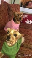 img 1 attached to Tangpan Turtleneck Classic Straw-Rope Pet Dog Sweater Apparel (Pink,S) review by Alton Walton