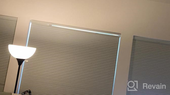img 1 attached to Cordless Top Down Bottom Up Cellular Honeycomb Shade, 9/16" Single Cell Light Filtering - BlindsAvenue Sticks & Stones 23" W X 48" H Size review by Kevin Campos
