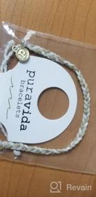 img 5 attached to 🌈 Pura Vida Mini Braided Bracelet with Plated Charm: Adjustable and Stylish!