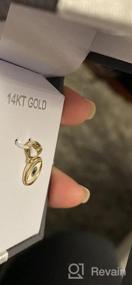 img 4 attached to Charm America Gold Karat Solid