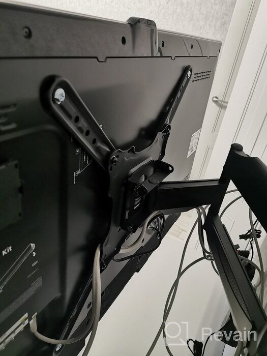 img 1 attached to Swivel Arm for TV 32"-65" ONKRON M4, black review by Amphai Sangchang ᠌