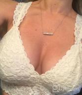 img 1 attached to Amazon Brand - Mae Women'S Lace V-Neck Bralette (For A-C Cups) review by Angela Mason