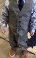 img 1 attached to Nautica Boys' 4-Piece Vest Set: 👕 Dress Shirt, Bow Tie, Vest, and Pants review by Alex May