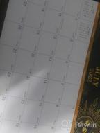 картинка 1 прикреплена к отзыву 2023-2024 Wall Calendar - 18 Month Jan. 2023 To Jun. 2024, 15" X 11.5", Thick Paper, Twin-Wire Binding + Hanging Hook + Unruled Blocks With Julian Date - Colorful Lump от Larkeese Casiano