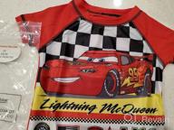 img 1 attached to Optimized Disney Cars Lightning ❤️ McQueen Boys' Two Piece Swim Set review by Brian Batiste