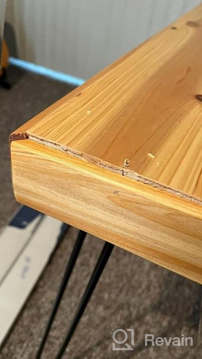 img 1 attached to Sleekform Portable Folding Wood Desk - Lightweight & Easy To Store - No Assembly Required! review by Ryan Morrow